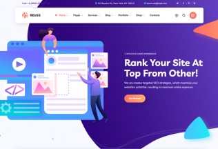 Reuss – Premium Responsive SEO Marketing Agency WordPress Theme