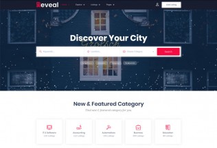 Reveal – Premium Responsive Directory & Listings HTML5 Template