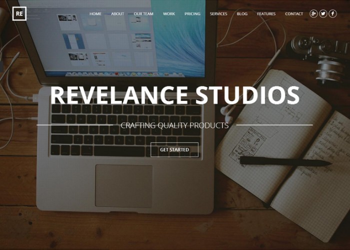 Revelance – Premium Responsive One-Page Business WorPress Theme