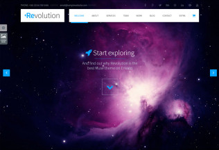 Revolution – Premium Parallax Multipurpose Muse Template