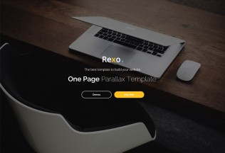 Rexo – Premium Responsive One Page Parallax HTML5 Template
