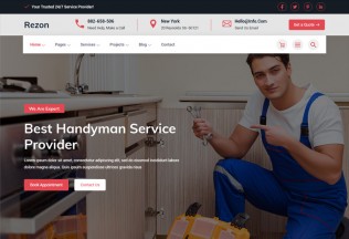 Rezon – Premium Responsive Renovation Services HTML5 Template