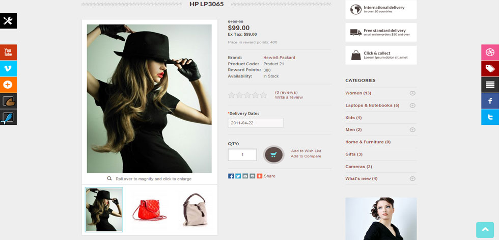 Product page