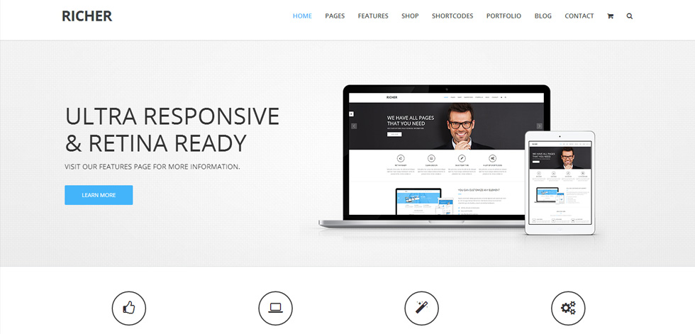 Welcome page