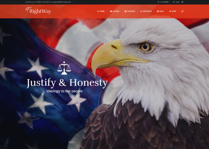 Right Way – Premium Responsive Political WordPress Theme
