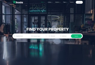 Rikada – Premium Responsive Real Estate HTML5 Template