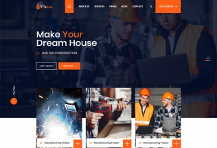 Rin Build – Premium Responsive Construction Company HTML5 Template