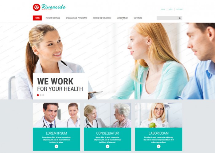 Riverside – Premium Responsive Medical HTML5 Template