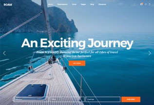 Roam – Premium Responisve Travel and Tourism WordPress Theme