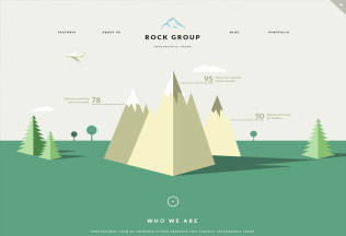 Rock Group – Premium Responsive Multipurpose Infographic HTML5 Template