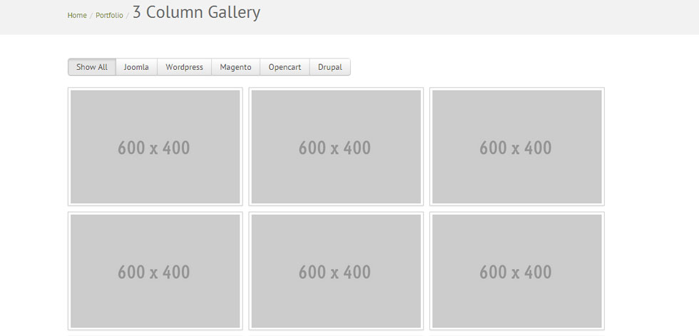 3 Column Gallery