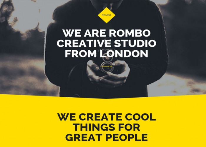 Rombo – Premium Multipurpose Portfolio Muse Template
