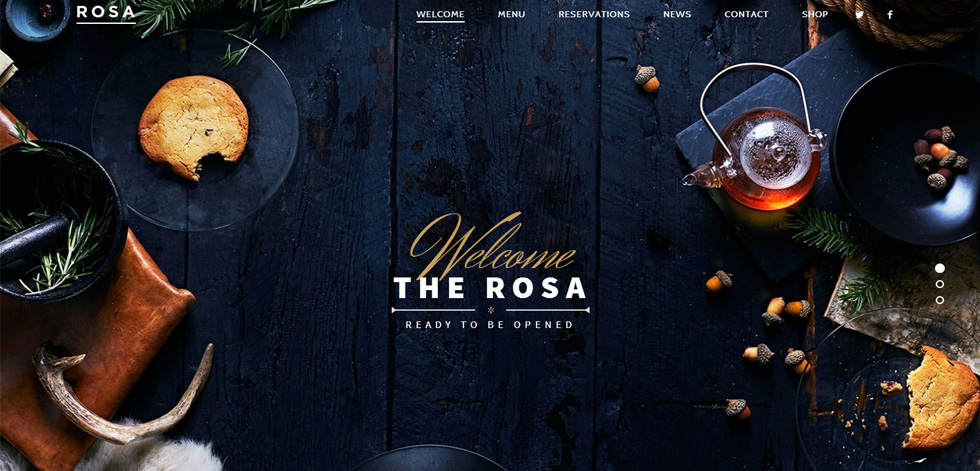 Welcome page