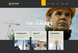 Roxtone – Premium Responsive Construction Company HTML5 Template