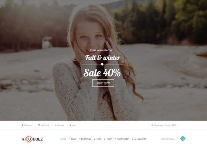 Rubbez – Premium Responsive WooCommerce & Corporate WordPress Theme