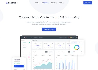 35+ Best HTML5 SaaS Website Templates 2021