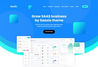 SaaSio – Premium Responsive One Page SaaS HTML5 Template
