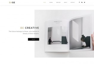 SAGE – Premium Responsive Creative Agency Portfolio Muse Template