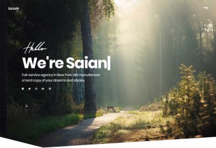Saian – Premium Responsive Creative Portfolio Ajax HTML5 Template