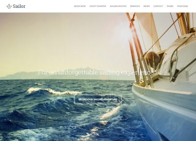 Best Responsive HTML5 Yacht Templates in 2015