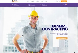 Salim – Premium Responsive Construction WordPress Theme