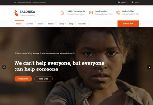 Salonika – Premium Responsive Charity/Fundraising WordPress Theme