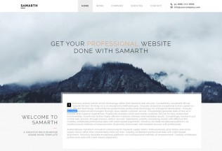 Samarth – Premium Responsive Creative Multipurpose Muse Theme