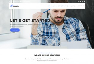 Sanbro – Premium Responsive Business Drupal 8 Theme