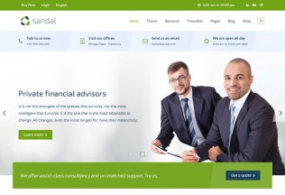 Sandal – Premium Responsive Finance & Consultancy Business Joomla Template
