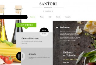 Santori – Premium Responsive Restaurant HTML5 Template