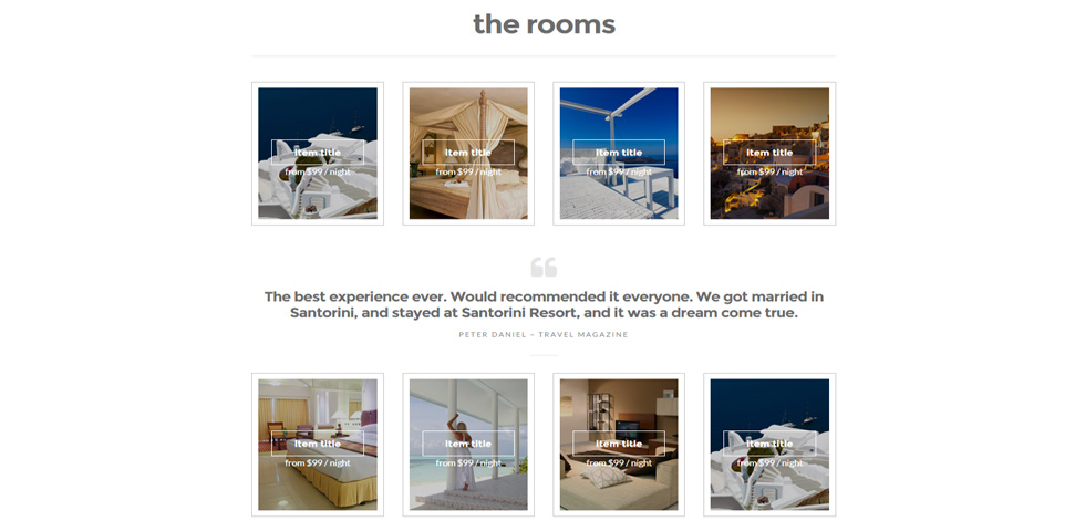 Rooms listing