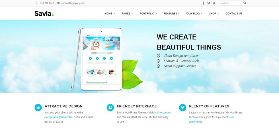 Home page