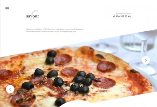 Savour – Premium Responsive Cafe and Restaurant HTML5 Template