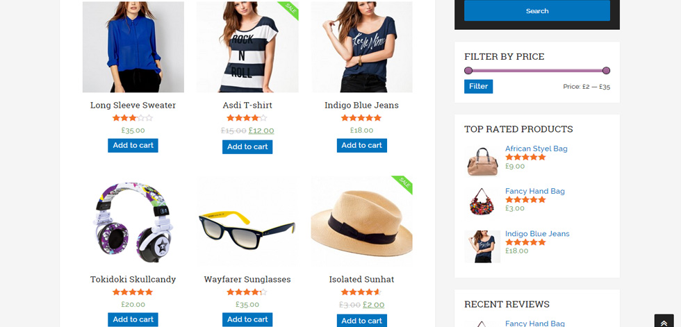 Shop Category Page