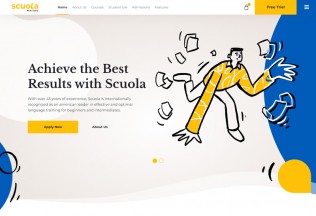 Scuola – Premium Responsive Language School WordPress Theme
