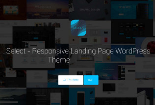 Select – Premium Responsive Landing Page WordPress Theme