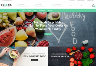 Selena – Premium Responsive Organic Food Opencart Theme