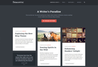 Semantic – Premium Responsive WordPress Blog Theme