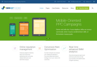 Best Responsive WordPress Digital Marketing Agency Themes 2014