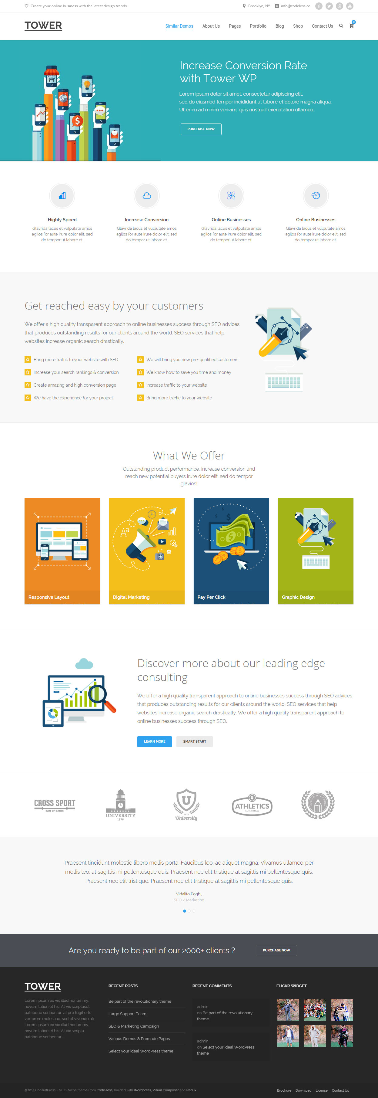 Tower SEO Business WordPress Themes