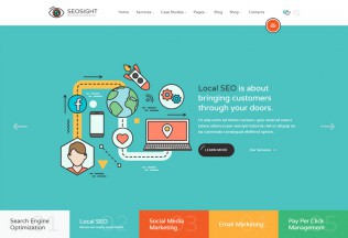 Seosight – Premium Responsive SEO, Digital Marketing Agency HTML5 Template