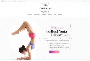Shanti – Premium Responsive Yoga Studio WordPress Theme