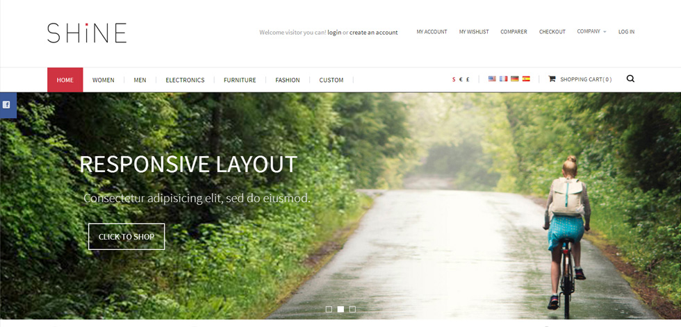 Welcome page