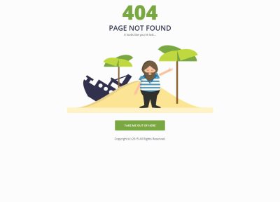 Best Responsive HTML5 404 Error Page Website Templates in 2015