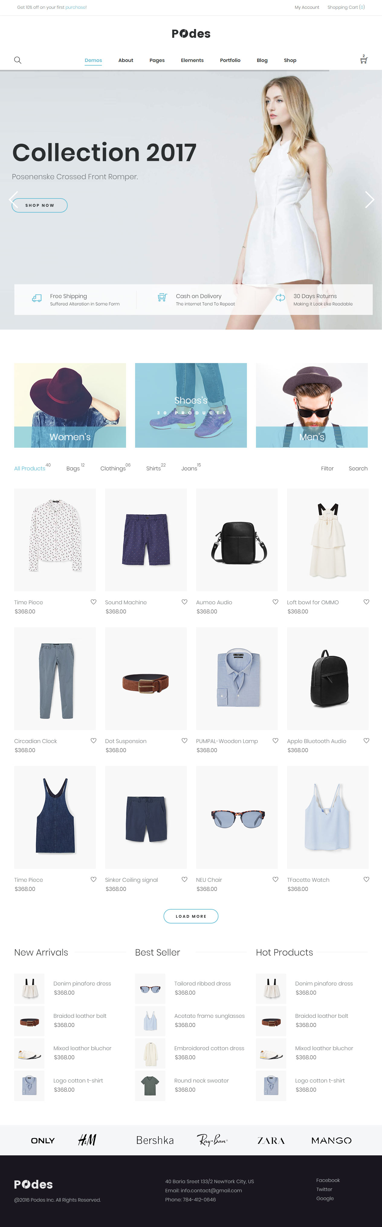 Podes Fashion HTML5 Templates