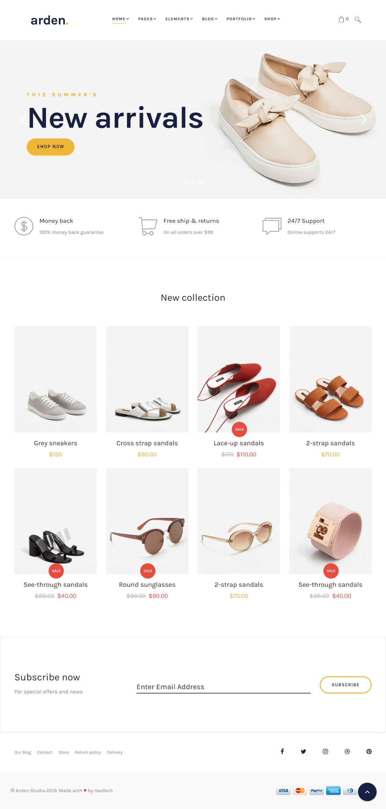 Arden eCommerce HTML5 Website Templates