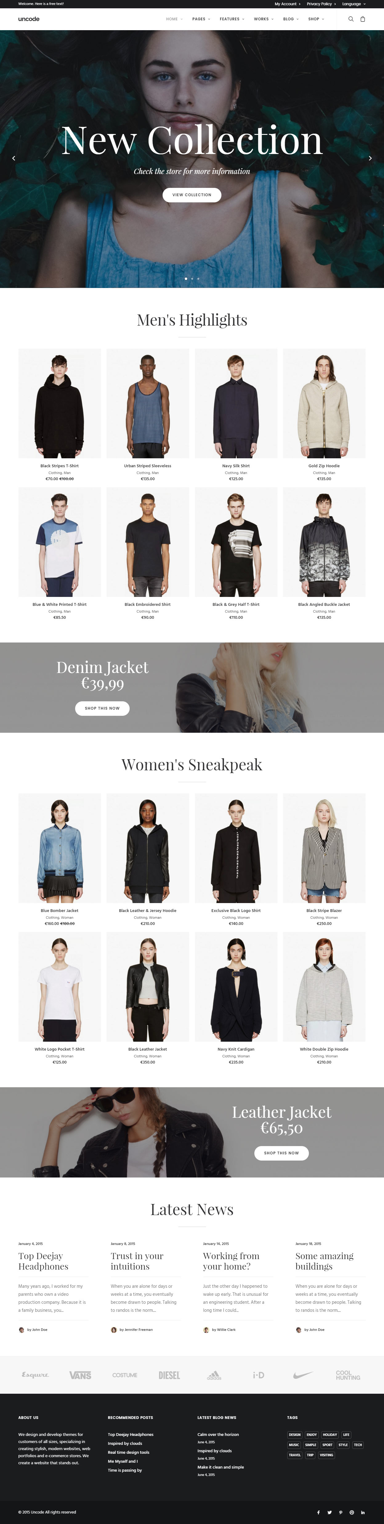 Uncode WooCommerce Themes