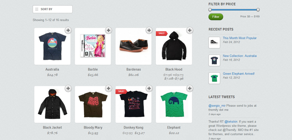 Category page