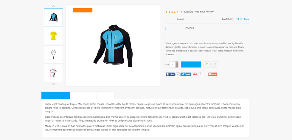 Product page