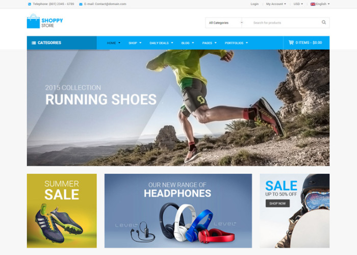 ShoppyStore – Premium Responsive WooCommerce WordPress Theme